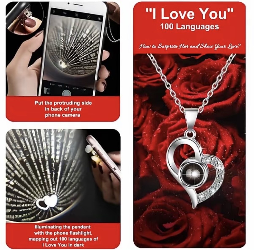 Kit Colar Com Caixa E Rosas Presente 2